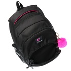Рюкзак молодёжный, 42 х 31 х 13 см, эргономичная спинка, Stavia "Лапка", чёрный - Фото 8