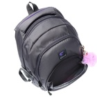 Рюкзак молодёжный, 42 х 31 х 13 см, эргономичная спинка, Stavia "FLUFFIES", серый - Фото 8