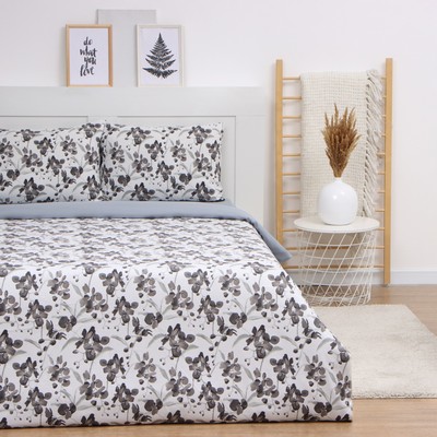Постельное бельё 2-спальное LoveLife Flowers, жатка