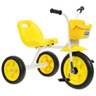 Велосипед трёхколёсный Лучик trike 4, цвет жёлтый - фото 12333667