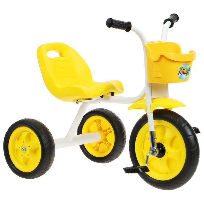 Велосипед трёхколёсный Лучик trike 4, цвет жёлтый - Фото 1