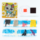 Алмазная мозаика-магнит для детей «Кошечка» - Фото 3