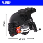 Шлем полицейского «Супер агент», световые и звуковые эффекты, работает от батареек - Фото 2