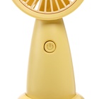 Подарочный набор вентилятор и зонт, желтый - фото 11325932