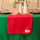 Дорожка на стол Этель New year collection 40х146 см, цв.красный, 100% хл, саржа 190 г/м2 - фото 10406259