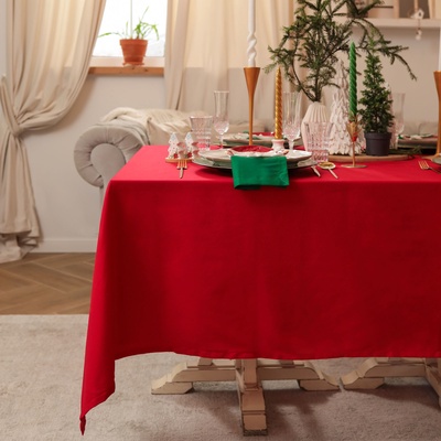 Скатерть новогодняя Этель New year collection 146х220 см, цвет красный, 100% хл, саржа 190 г/м2