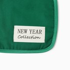 Набор кух. Этель New year collection цв. зел., варежка18х29 см, прихватка 19х19 см,100% хл. - фото 5159305