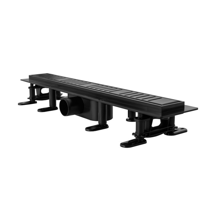 Трап COMFORTY CF6ADB60, пластиковый, 600 мм с решеткой, черный матовый