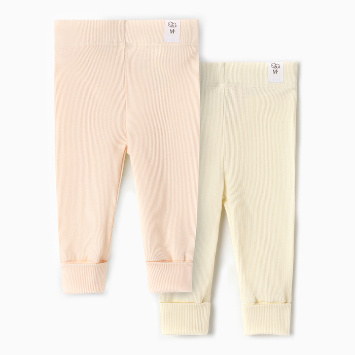 Легинсы детские MINAKU: Basic Line BABY, рост 68-74 см, цвет цвет кремовый, молочный