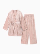 Костюм женский (жакет и брюки) KAFTAN «Бархат», размер 48-50, розовый 10390046 - фото 13262994