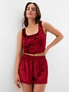 Топ женский KAFTAN "Бархат", 48-50, бордовый 10390079 - фото 12564707