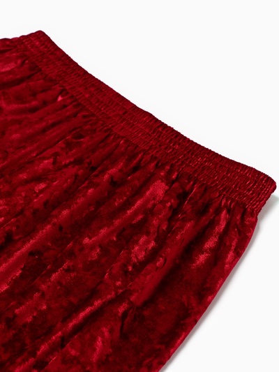 Брюки домашние женские KAFTAN «Бархат», размер 44-46, бордовые