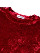 Пижама женская (футболка, шорты) KAFTAN «Бархат», размер 40-42, бордовая - Фото 5