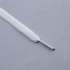 Шнурки для обуви, пара, плоские, 7 мм, 120 см, цвет белый (комплект 4 шт) - фото 24432574