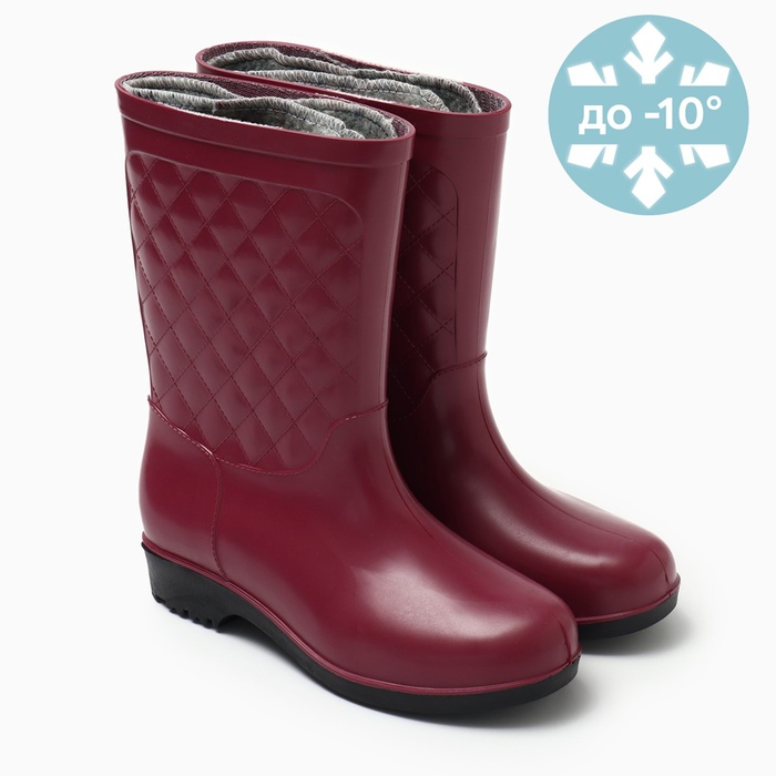 Сапоги утепленные, температурный режим до -10, размер 41 - Фото 1