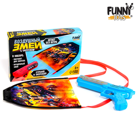 Funny toys Воздушный змей с запуском "Трансофрмер"