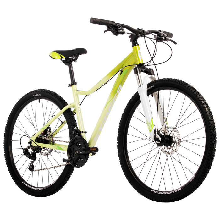 Велосипед STINGER 27.5" LAGUNA EVO зеленый, алюминий, размер 17"