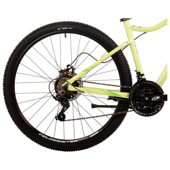 Велосипед STINGER 27.5" LAGUNA EVO зеленый, алюминий, размер 17"