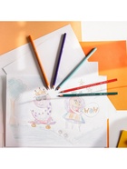 Карандаши цветные 18 цветов, детские, шестигранные, BIC Kids Tropicolors, пластиковые, ударопрочный грифель 3.2 мм - Фото 20