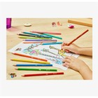 Карандаши пластиковые 18 цветов, BIC Kids Tropicolors, микс - Фото 4