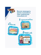 Карандаши цветные 18 цветов, детские, шестигранные, BIC Kids Tropicolors, пластиковые, ударопрочный грифель 3.2 мм - Фото 6