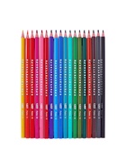 Карандаши цветные 18 цветов, детские, шестигранные, BIC Kids Tropicolors, пластиковые, ударопрочный грифель 3.2 мм - Фото 19