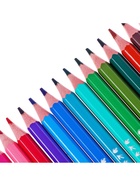 Карандаши цветные 18 цветов, детские, шестигранные, BIC Kids Tropicolors, пластиковые, ударопрочный грифель 3.2 мм - Фото 23