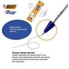 Набор ручек гелевых 2шт, BIC Gel-ocity Stic Fine Point 0.5мм, синие чернила - Фото 4