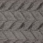 Плед Косичка арт.12А, 150х205см, велсофт 250г/м, пэ100% - фото 24659732