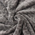 Плед Косичка арт.12А, 150х205см, велсофт 250г/м, пэ100% - фото 24659733