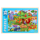 Макси-пазл «Джунгли №4», 35 элементов - фото 24461632