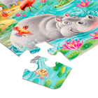 Макси-пазлы 2 в 1 «Забавные животные №4», 15 и 24 элементов - фото 24461693