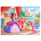 Пазлы 2 в 1 «Принцессы №4», 104 элемента в каждом пазле - фото 24461742