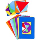 Карточки-сортеры «Формы, цвета, узоры», 32 карты - фото 4461383