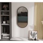 Зеркало настенное  «Норд », 900×450×16 мм, цвет чёрный лофт - фото 110456781