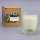 Свеча ароматическая в стекле "KIKIMORA", мох, шалфей и соль, 200 г - фото 24402891