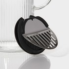 Кувшин для воды Magistro «Толедо», 1.3 л, 10×24 см, стекло, прозрачный - Фото 4