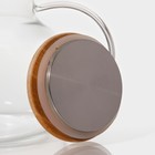 Чайный набор Bella Tenero «Эко», 6 предметов: чайник 900 мл, подставка, 4 пиалы 130 мл, стекло, прозрачный - Фото 5