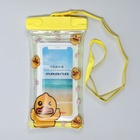 Водонепроницаемый чехол для телефонов, размер 22×11 см, «уточки», жёлтый - Фото 3