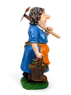 Садовая фигура из полистоуна «Баба с тяпкой», 63×23×27 см - Фото 12