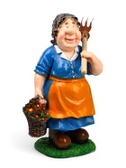 Садовая фигура из полистоуна «Баба с тяпкой», 63×23×27 см - Фото 11