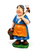 Садовая фигура из полистоуна «Баба с тяпкой», 63×23×27 см - Фото 15