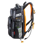 Рюкзак школьный эргоном.спинка Across 178 35*26*14 мал + пен, меш сер/оран 24-178-2 - фото 24359159