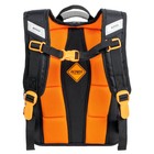 Рюкзак школьный эргоном.спинка Across 178 35*26*14 мал + пен, меш сер/оран 24-178-2 - фото 24359160