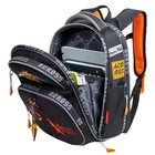 Рюкзак школьный эргоном.спинка Across 178 35*26*14 мал + пен, меш сер/оран 24-178-2 - фото 24359161