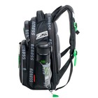 Рюкзак школьный эргоном.спинка Across 178 35*26*14 мал + пен, меш чер/зел 24-178-4 - фото 24359183