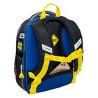 Рюкзак школьный эргоном.спинка Across 194 37*28*12 мал + пен, меш чер/жел 24-194-2 - фото 24359273