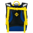 Рюкзак школьный эргоном.спинка Across 194 37*28*12 мал + пен, меш чер/жел 24-194-2 - фото 24359274