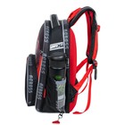 Рюкзак школьный эргоном.спинка Across 194 37*28*12 мал + пен, меш чер/кр 24-194-4 - фото 24359298