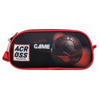 Рюкзак школьный эргоном.спинка Across 194 37*28*12 мал + пен, меш чер/кр 24-194-4 - фото 24359304